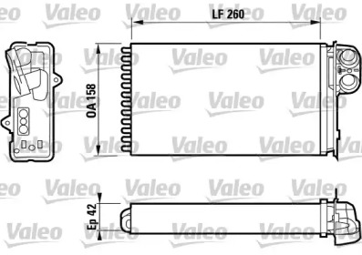 Теплообменник VALEO 812161