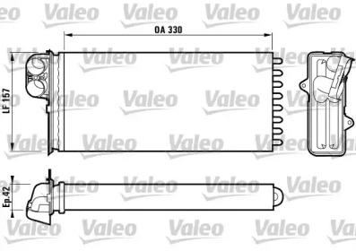 Теплообменник VALEO 812170