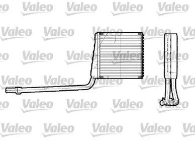 Теплообменник, отопление салона VALEO 812189