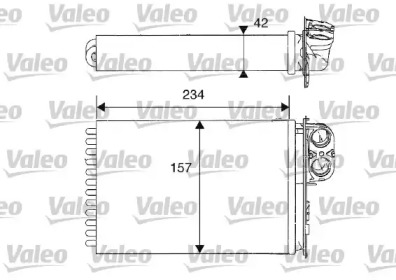 Теплообменник VALEO 812215