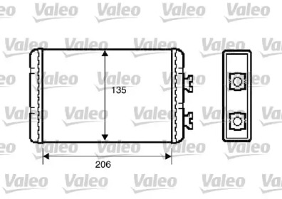 Теплообменник VALEO 812220