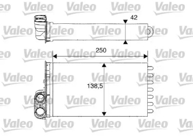 Теплообменник VALEO 812234