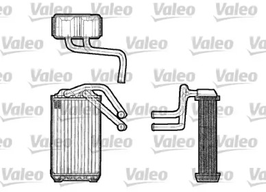 Теплообменник, отопление салона VALEO 812265