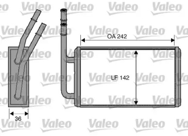 Теплообменник VALEO 812276