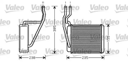 Теплообменник, отопление салона VALEO 812320