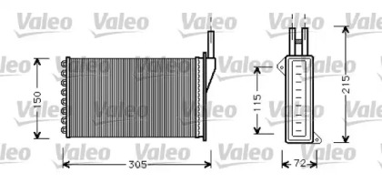 Теплообменник VALEO 812331