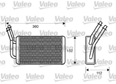 Теплообменник VALEO 812332