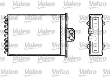 Теплообменник, отопление салона VALEO 812388