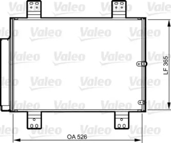 Конденсатор VALEO 814206