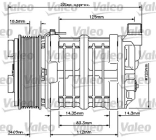 Компрессор VALEO 815835