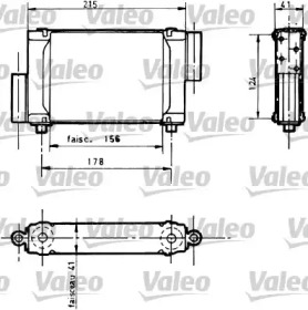 Теплообменник VALEO 816575