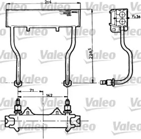 Теплообменник VALEO 816599