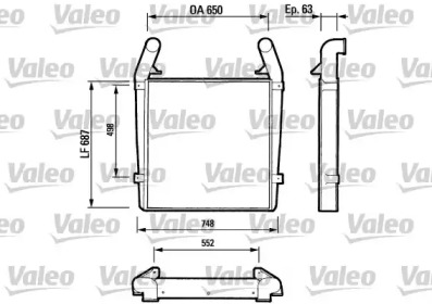 Интеркулер VALEO 816612