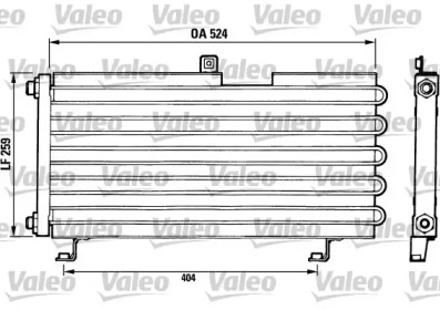 Конденсатор, кондиционер VALEO 816634