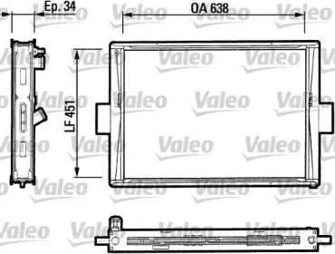 Теплообменник VALEO 816647