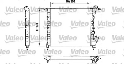 Теплообменник VALEO 816655