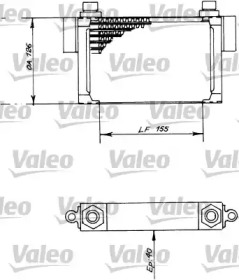 масляный радиатор, двигательное масло VALEO 816672