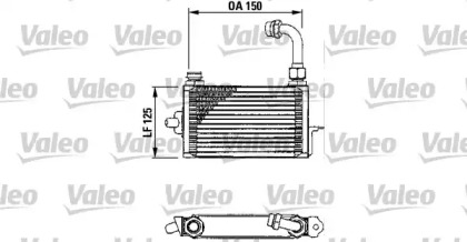 масляный радиатор, двигательное масло VALEO 816673