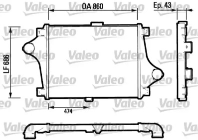 Теплообменник VALEO 816693