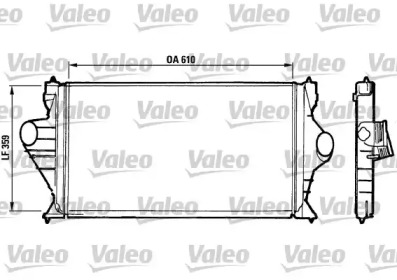 Интеркулер VALEO 816699