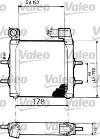 масляный радиатор, двигательное масло VALEO 816701