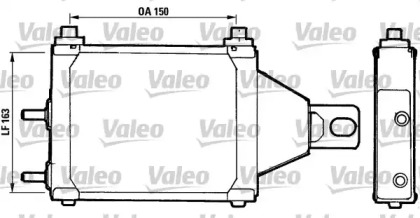 масляный радиатор, двигательное масло VALEO 816751