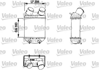 Интеркулер VALEO 816755