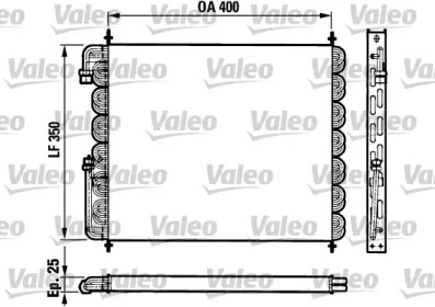 Конденсатор, кондиционер VALEO 816771