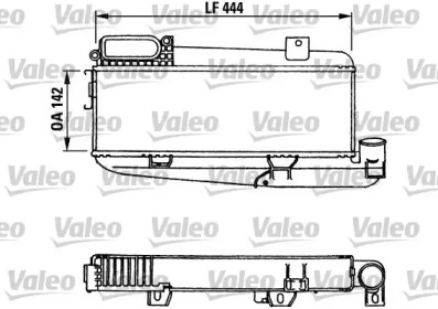 Теплообменник VALEO 816789