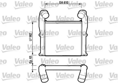 Интеркулер VALEO 816792