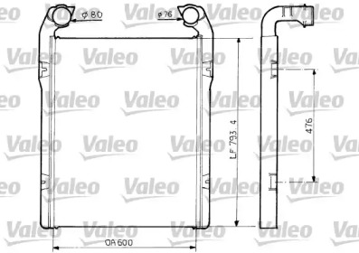 Интеркулер VALEO 816798