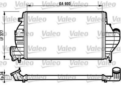 Теплообменник VALEO 816836