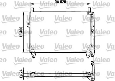 Конденсатор, кондиционер VALEO 816953