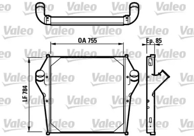 Интеркулер VALEO 816961