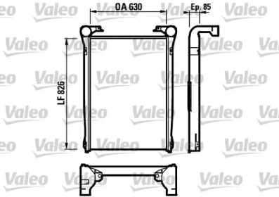 Интеркулер VALEO 816978