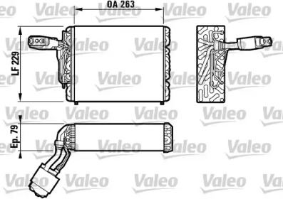 Испаритель VALEO 817031