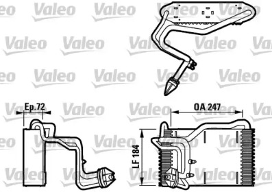 Испаритель VALEO 817077