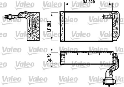 Испаритель VALEO 817079