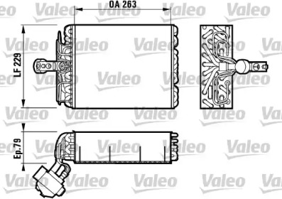 Испаритель VALEO 817081