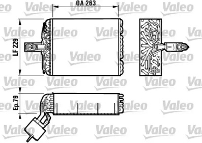 Испаритель VALEO 817083