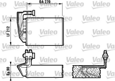 Испаритель, кондиционер VALEO 817088