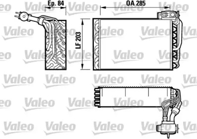 Испаритель, кондиционер VALEO 817092