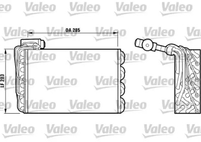 Испаритель, кондиционер VALEO 817094