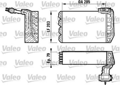 Испаритель VALEO 817095