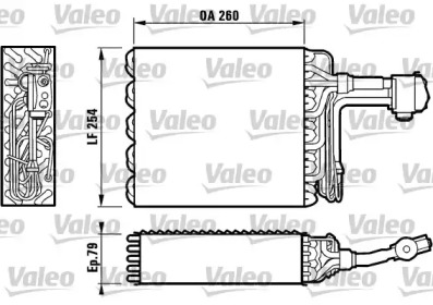 Испаритель VALEO 817098