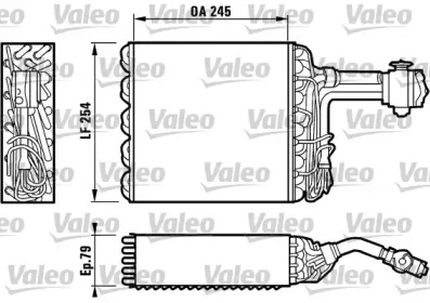 Испаритель, кондиционер VALEO 817099