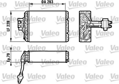 Испаритель, кондиционер VALEO 817101