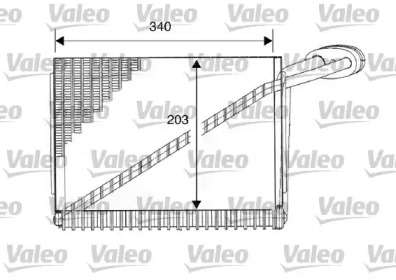 Испаритель VALEO 817104