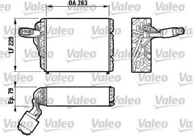 Испаритель VALEO 817109