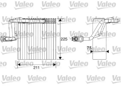 Испаритель, кондиционер VALEO 817161